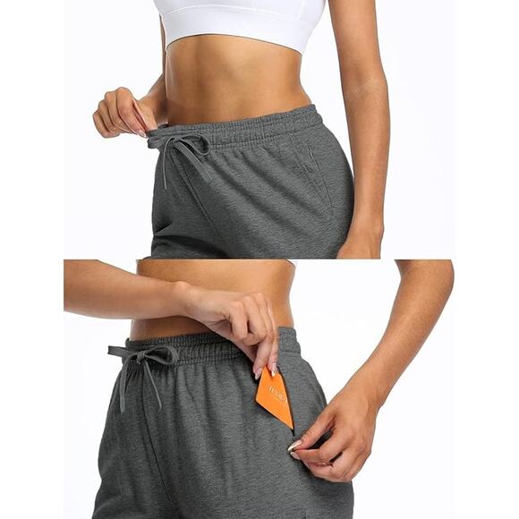 New XL 34" Inseam Sherpa Lined Jogger Sweatpants in Dark Gray - Picture 4 of 5